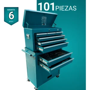 Gabinete De Herramientas Con 101 Pzas Vöhler Vhgahe28101